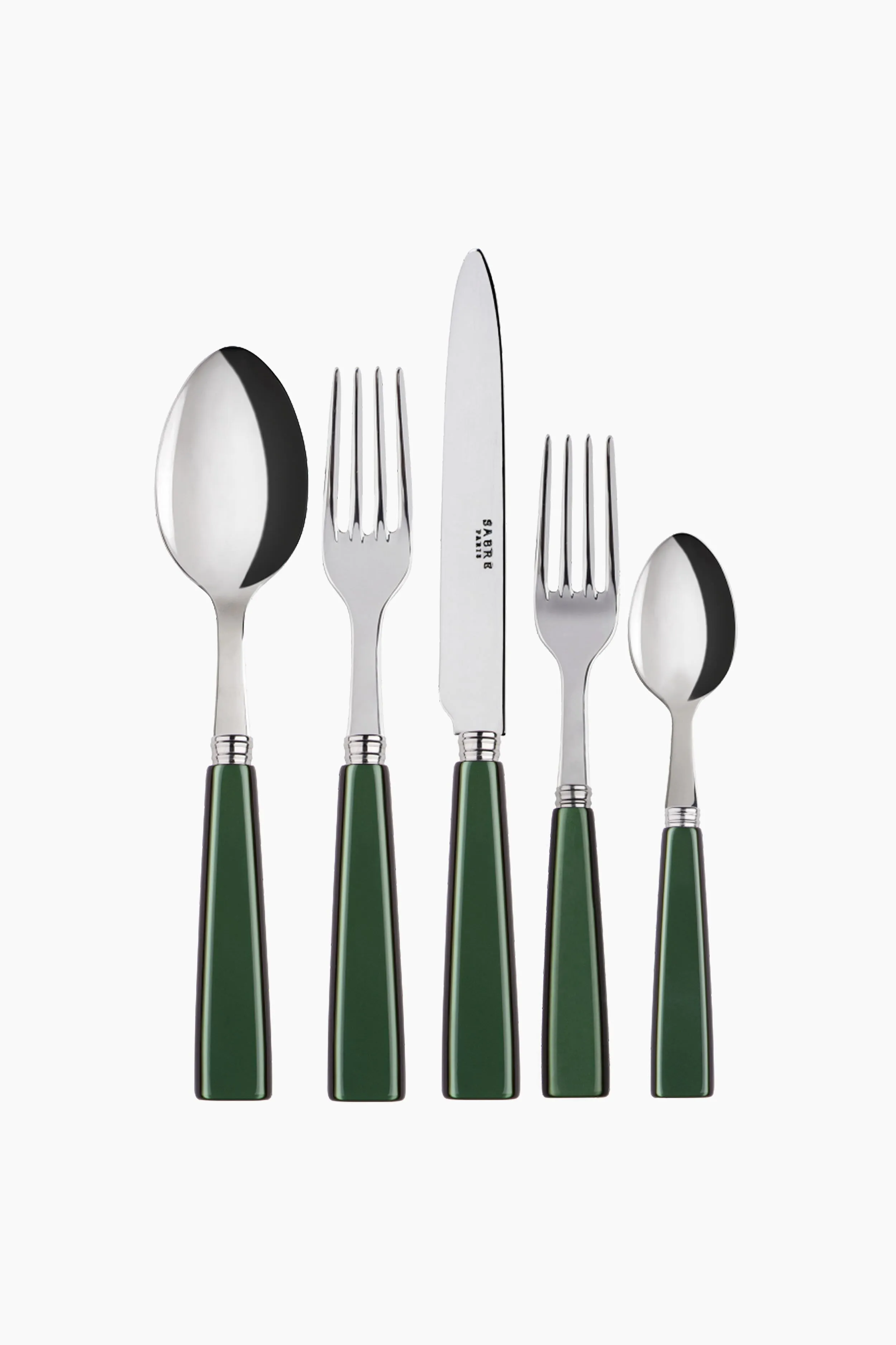 Icon 5 Dark Green Piece Plate Setting