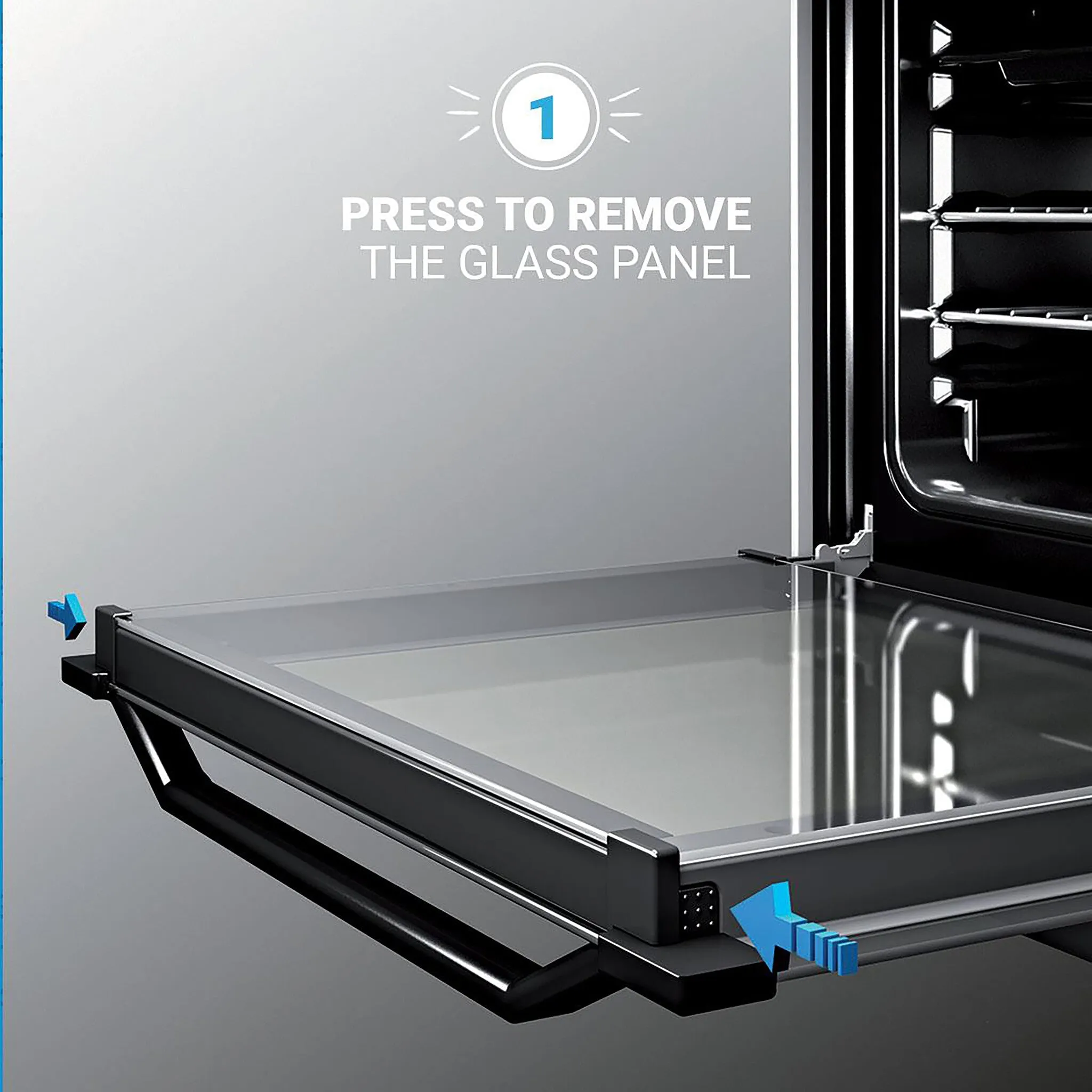 Indesit ID67V9KMB/UK Freestanding Electric Ceramic Cooker - Black