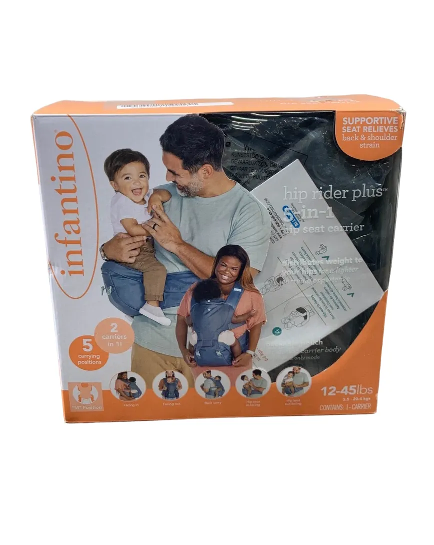 Infantino Hip Rider Plus 5-in-1 Carrier, Grey