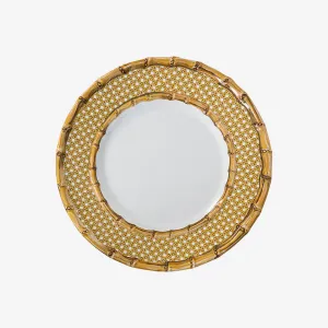 Juliska | Bamboo Caning Melamine Plate - Natural