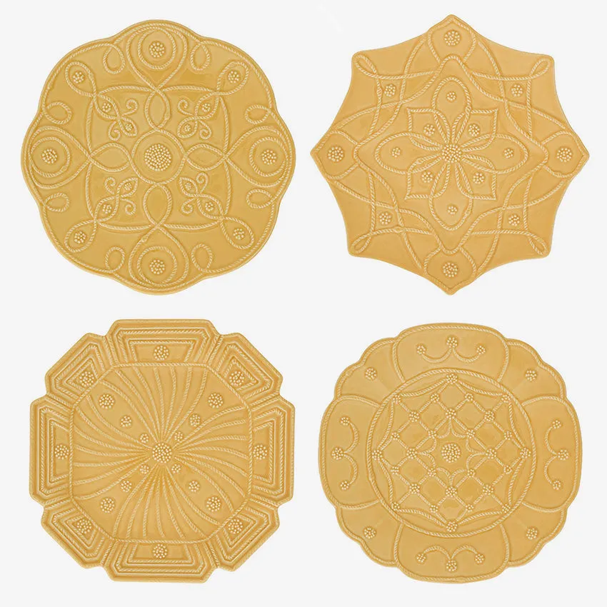 Juliska | Jardins Du Monde Plate Assorted - Set of 4