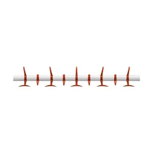 Kartell Hanger Wall 90 Cm, Orange Red