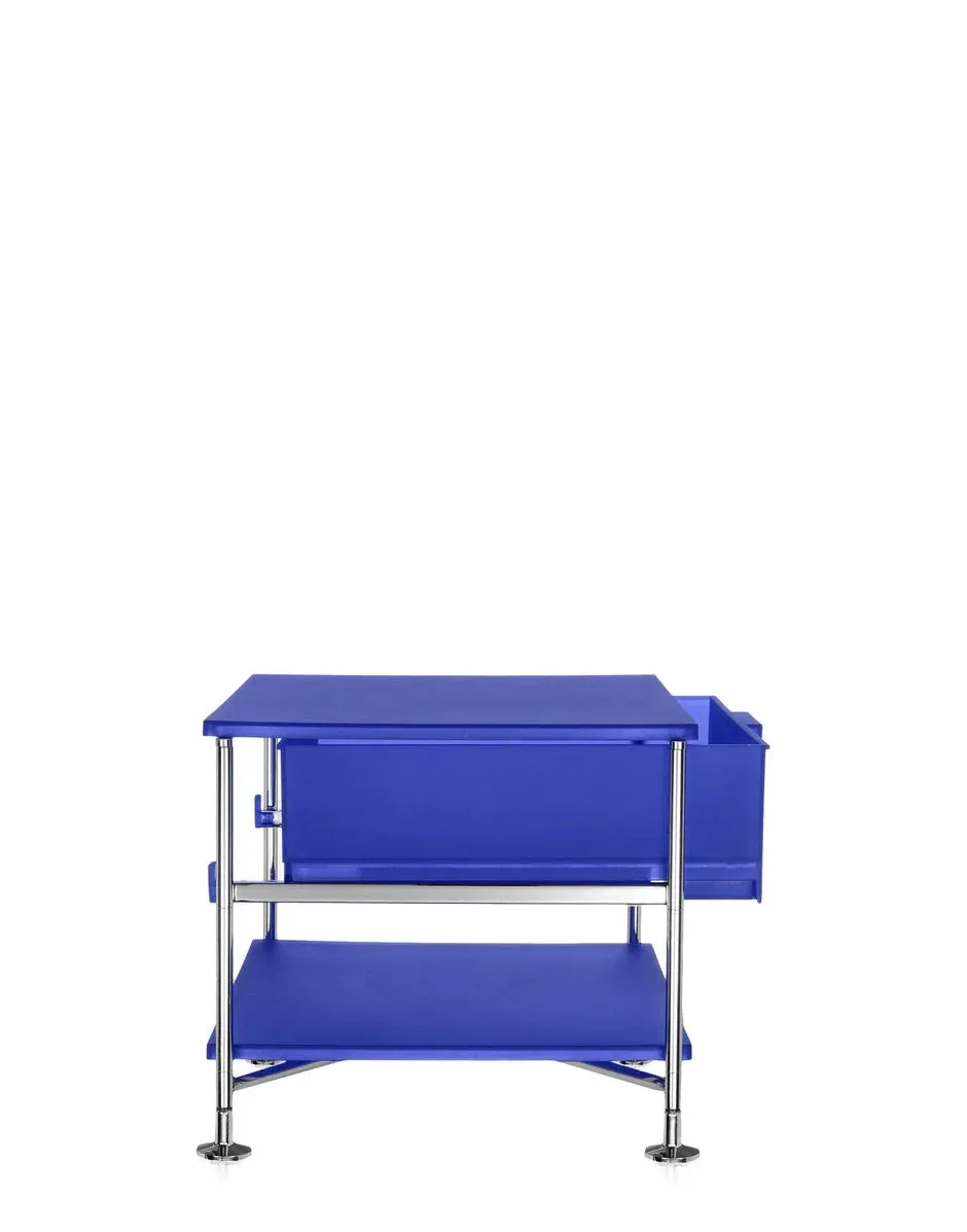 Kartell Mobil 1 Drawer With Feet, Cobalt Blue