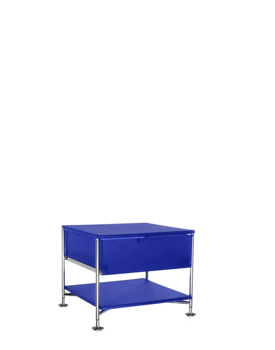 Kartell Mobil 1 Drawer With Feet, Cobalt Blue