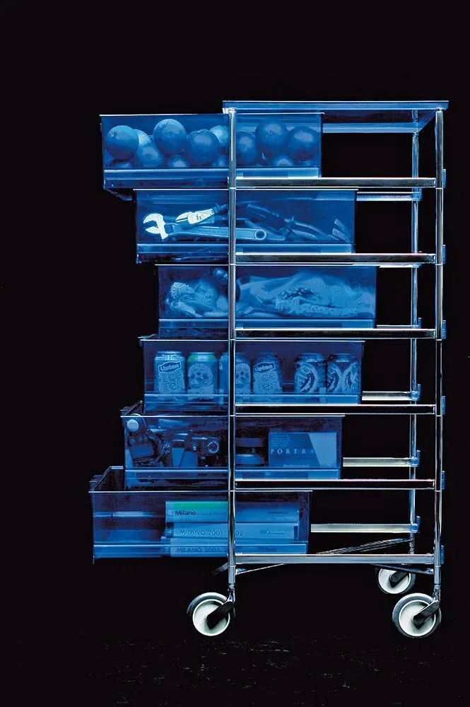 Kartell Mobil 2 Drawer With Wheels, Ice