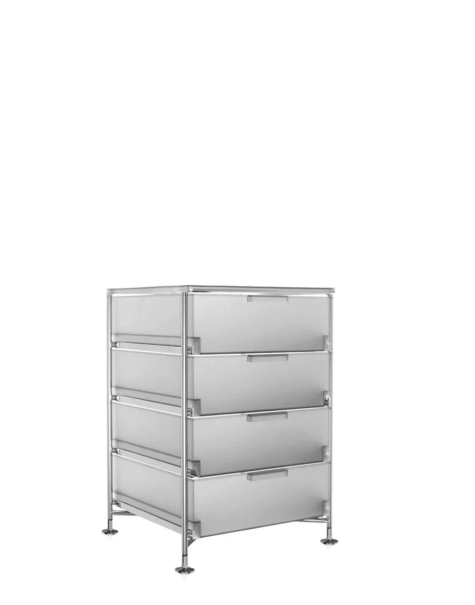 Kartell Mobil 4 Drawer With Feet, Ice