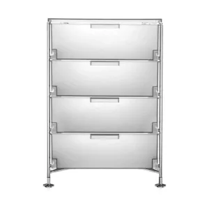 Kartell Mobil 4 Drawer With Feet, Ice