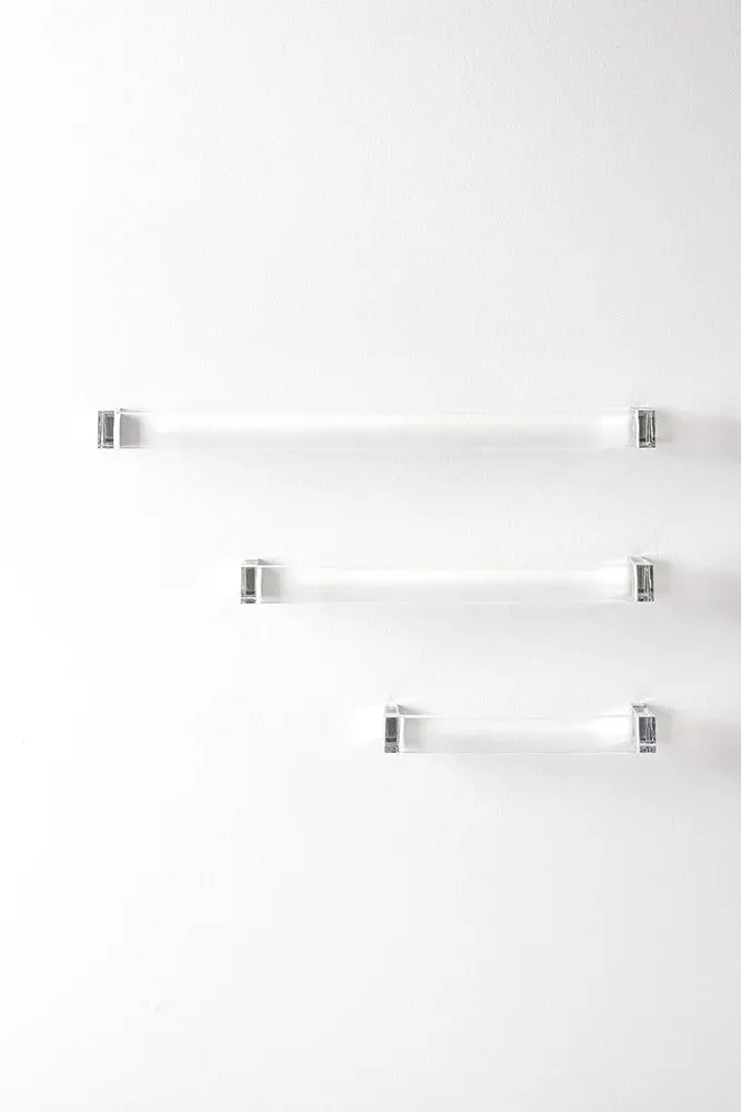 Kartell Rail Towel Rack 30 Cm, Crystal