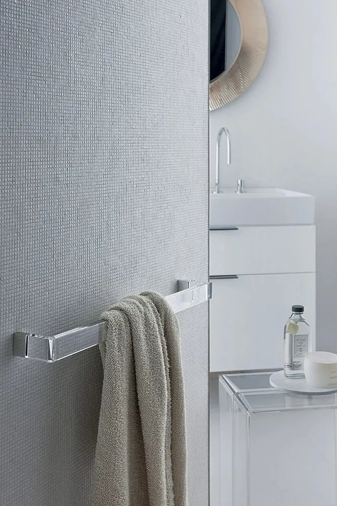 Kartell Rail Towel Rack 30 Cm, Crystal