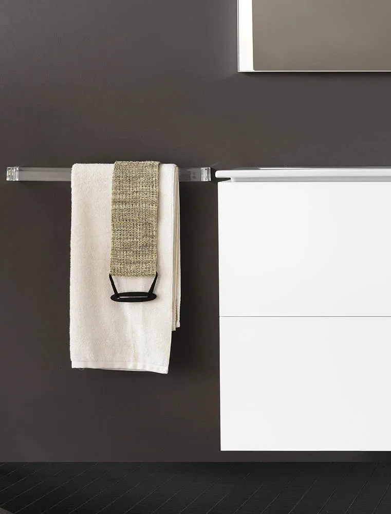 Kartell Rail Towel Rack 45 Cm, Nude