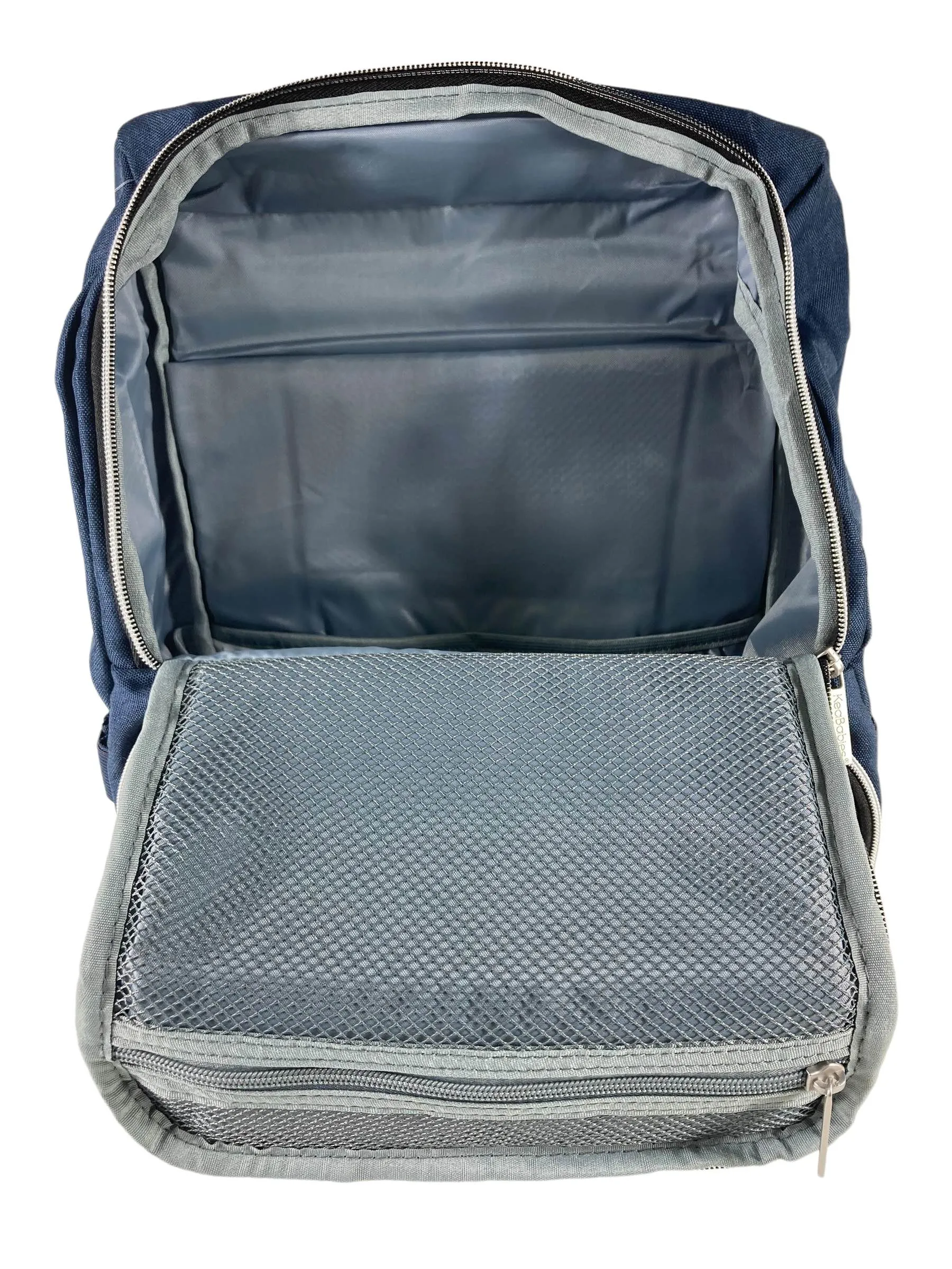KeaBabies Explorer Diaper Backpack, Navy Blue