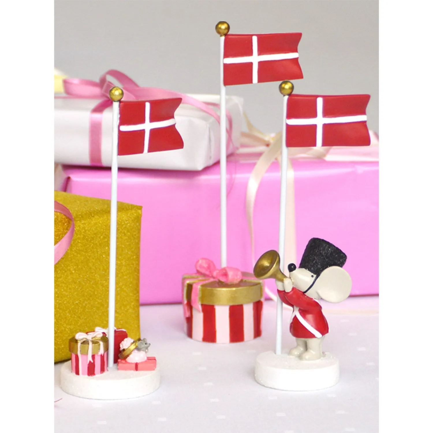 Kids by Friis Table Flag Mouse with Trumpet