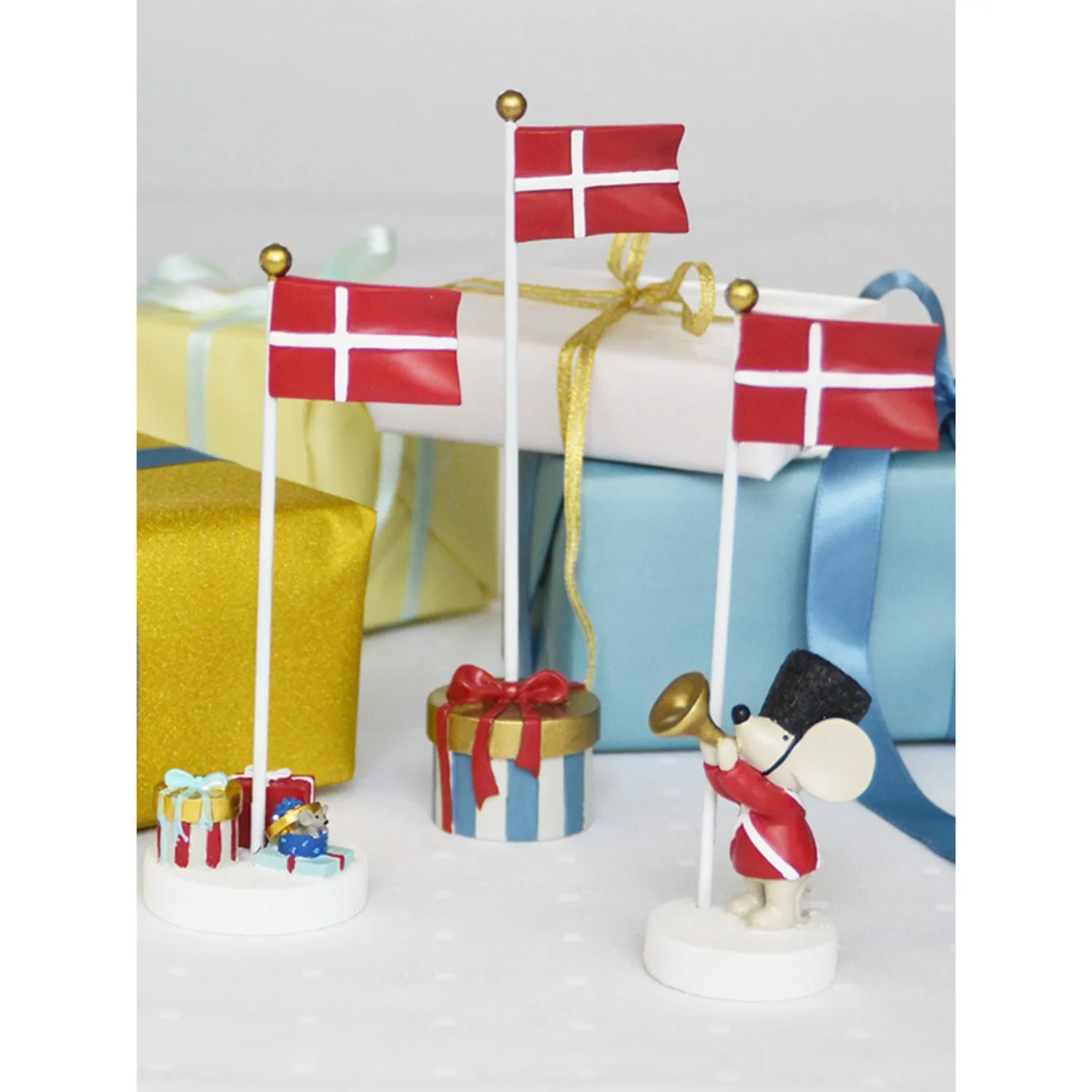 Kids by Friis Table Flag Mouse with Trumpet