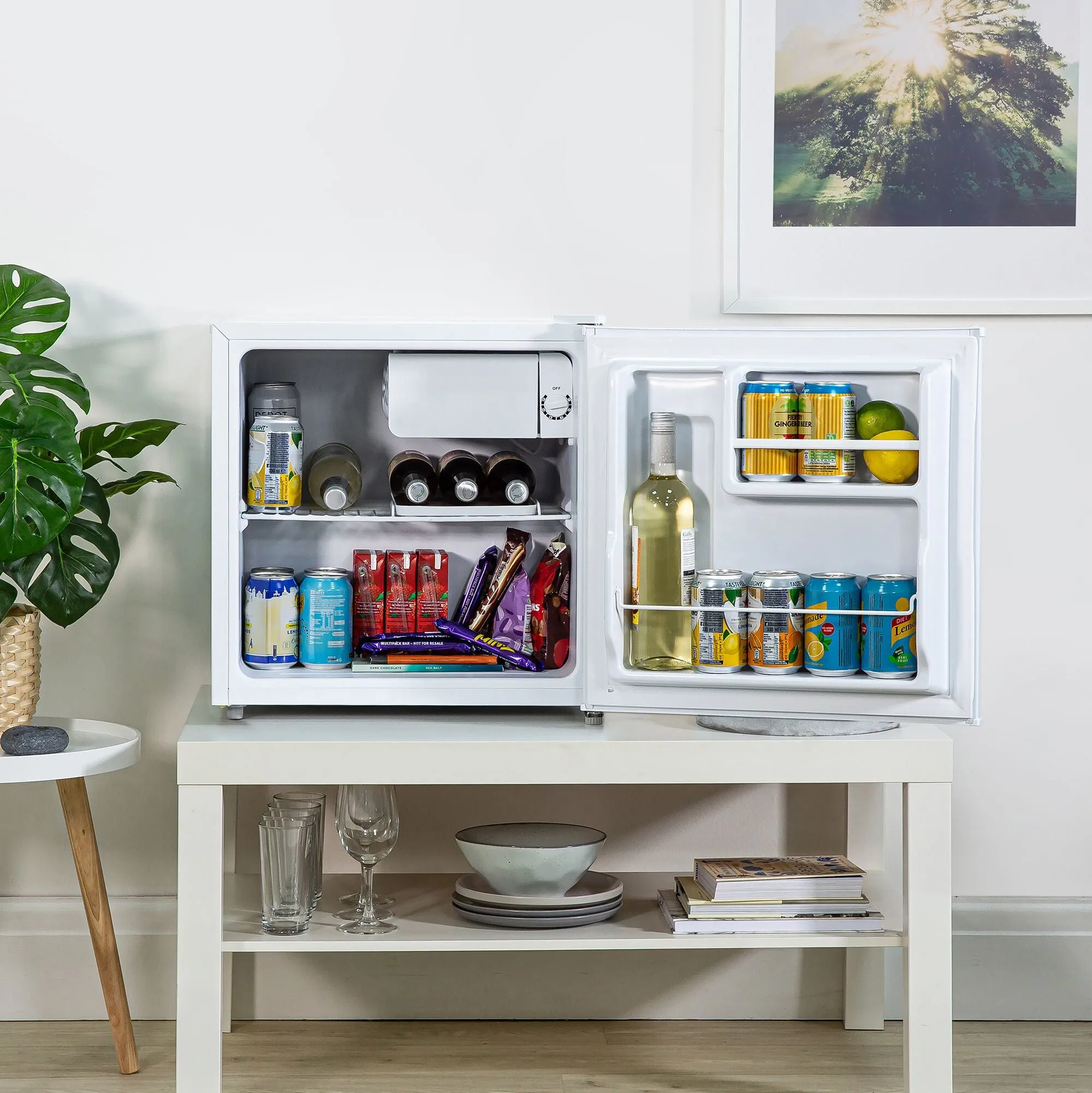 Kuhla KTTF4GB-1018 fridge Freestanding 43 L F Blue, White
