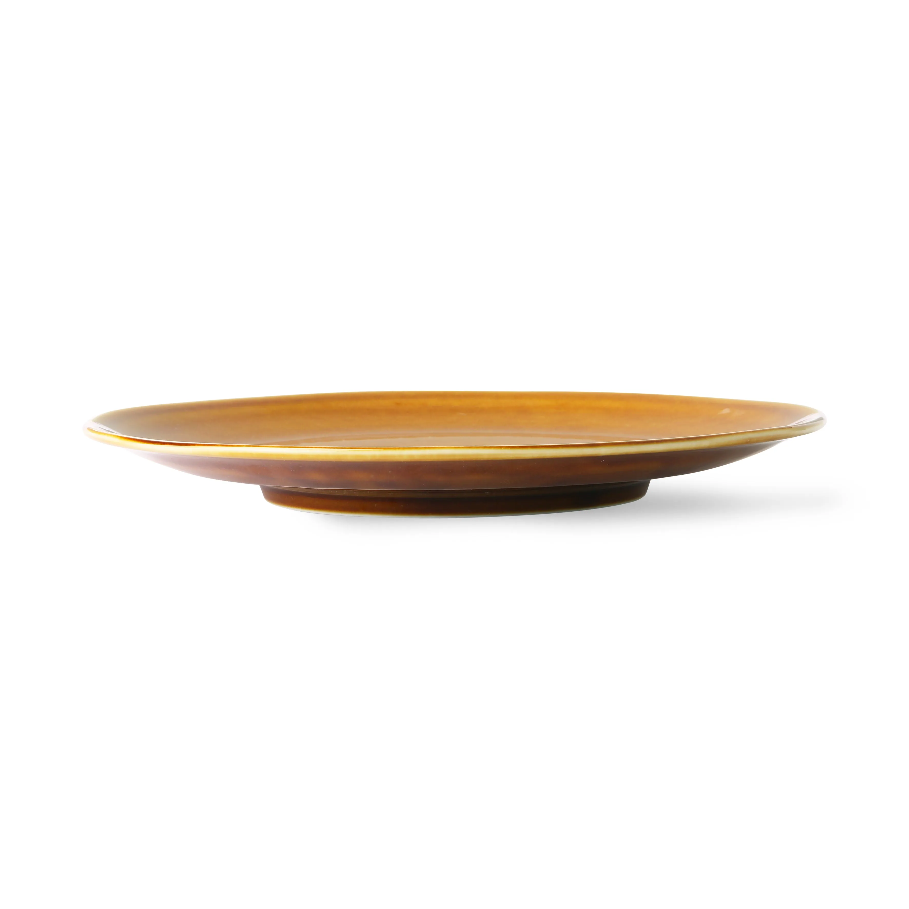 Kyoto Ceramics: Japanese Dinner Plate Brown