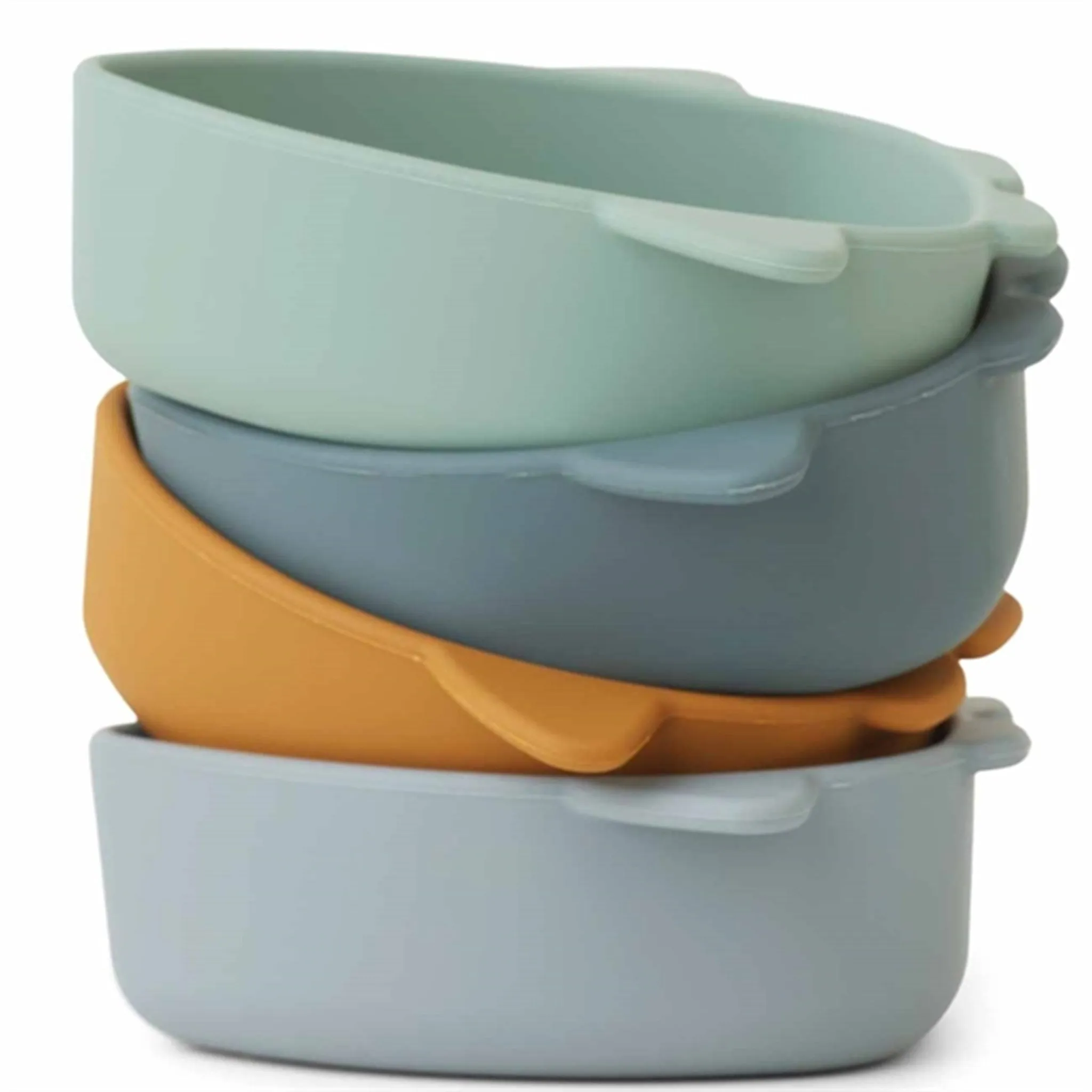 Liewood Iggy Silicone Bowl 4-Pack Space Multi Mix