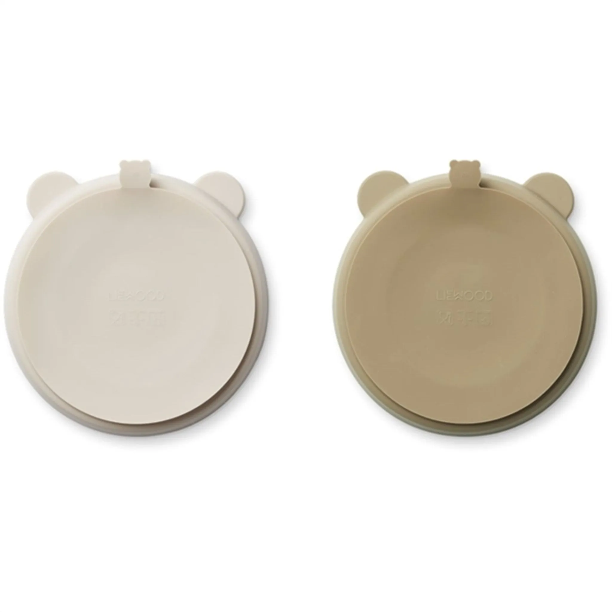 Liewood Stacy Divider Duction Plate 2-pack Sandy / oat mix