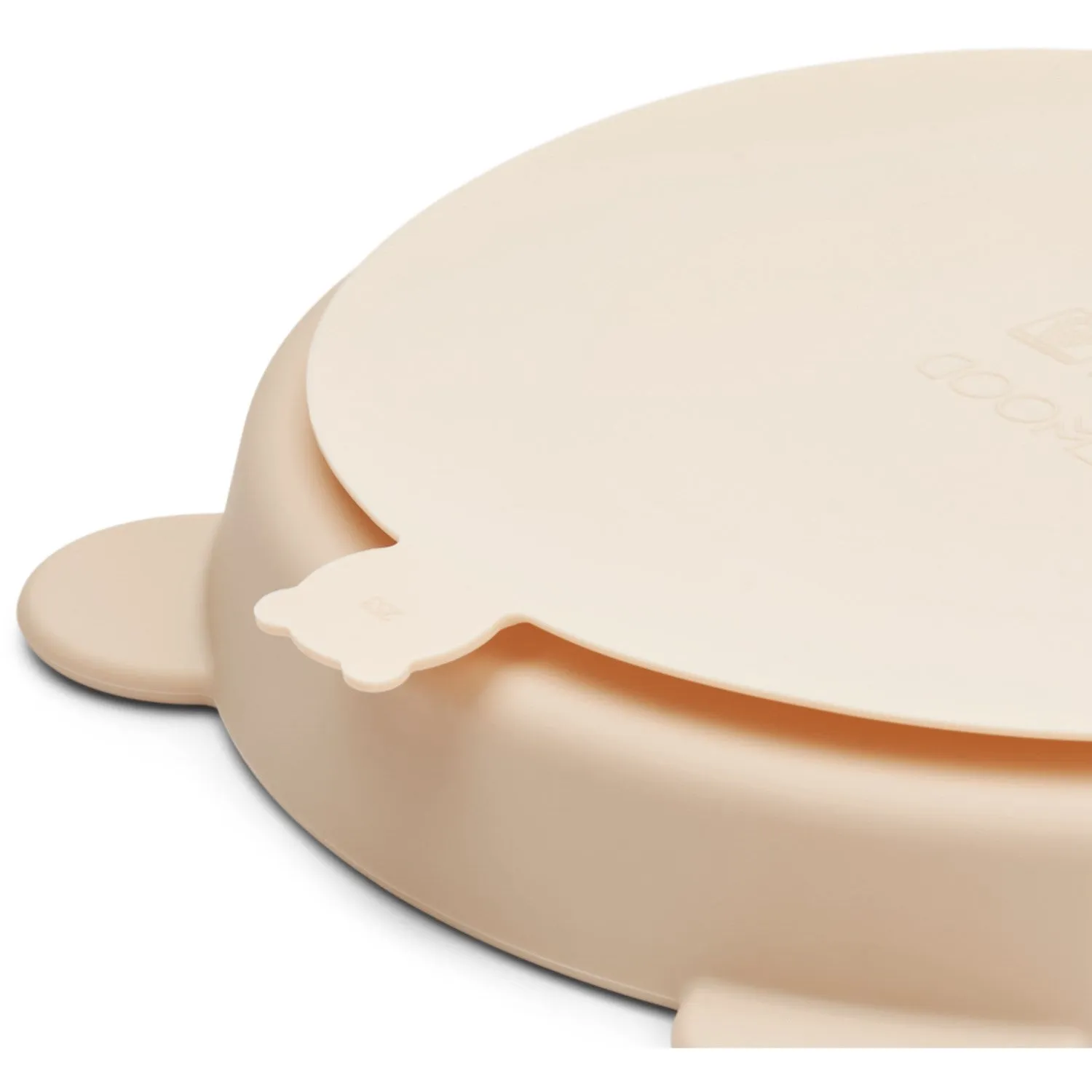 LieWood Tuscany Rose / Apple Blossom Stacy Divider Suction Plate 2-Pack