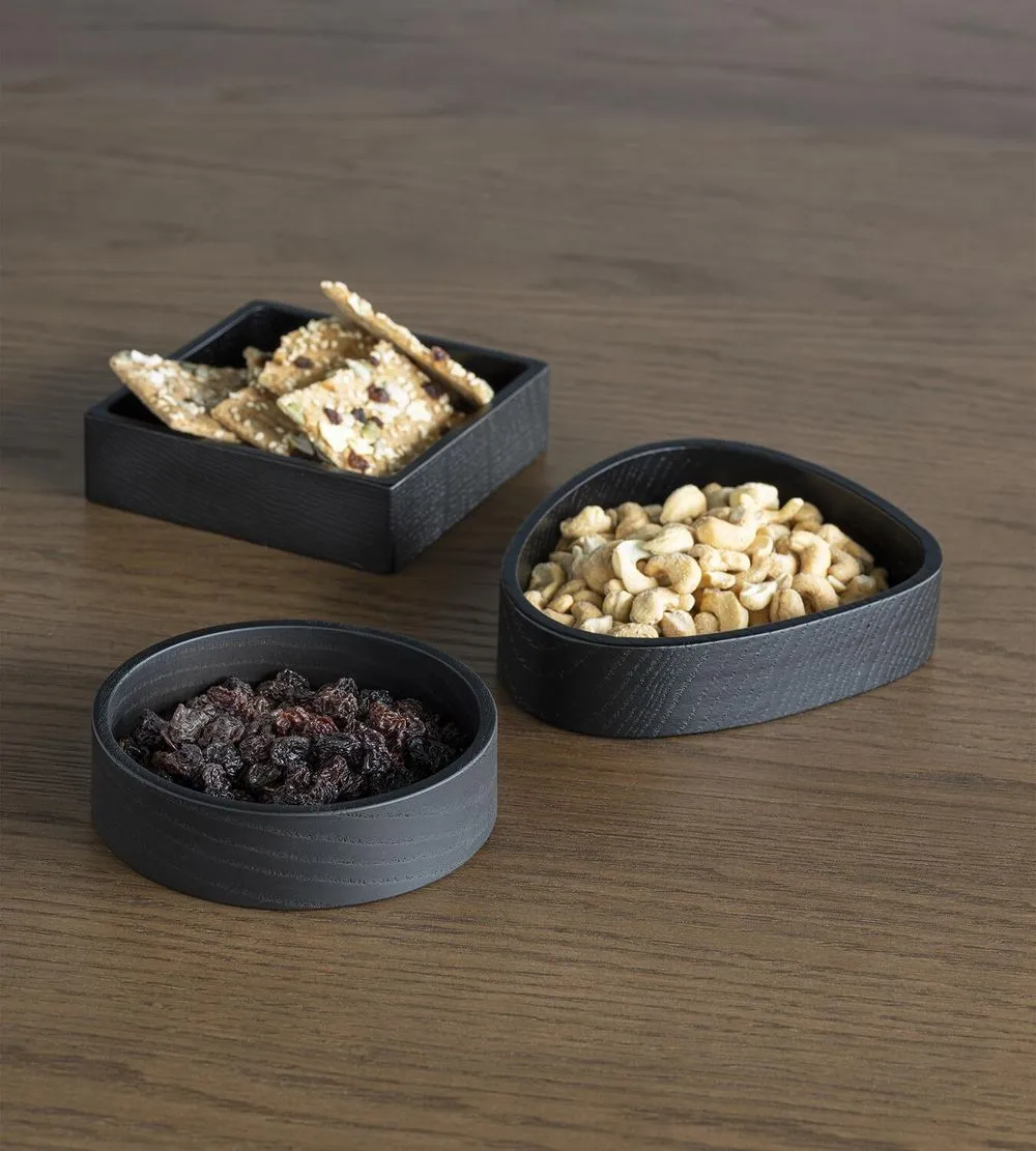 Lind Dna Wooden Box Circle Oak S, Black