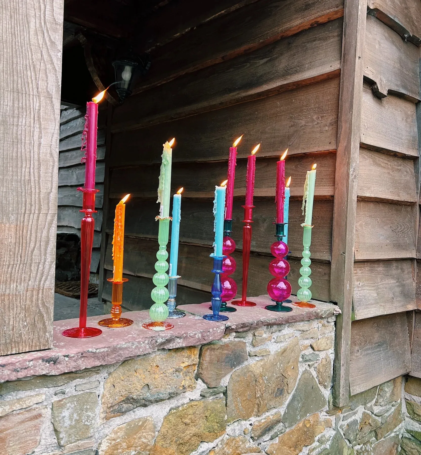 Liquid Gold Candle Holder