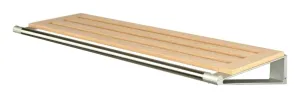 Loca Knax Hat Shelf 100 Cm, Oak Lacquered/Aluminium