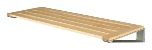 Loca Knax Shoe Rack 60 Cm, Maple/Aluminium