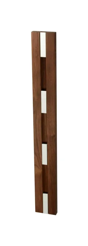 Loca Knax Vertical Coat Rack, Walnut/Grey