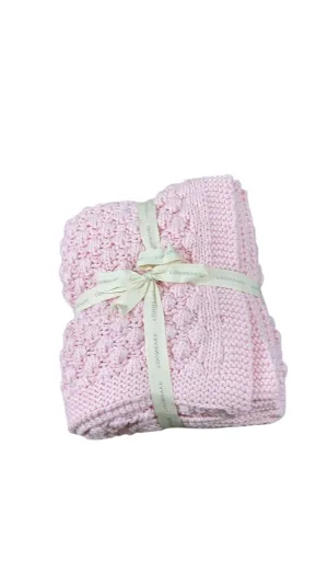 Loomsake Chunky Blanket, Cerise Pink