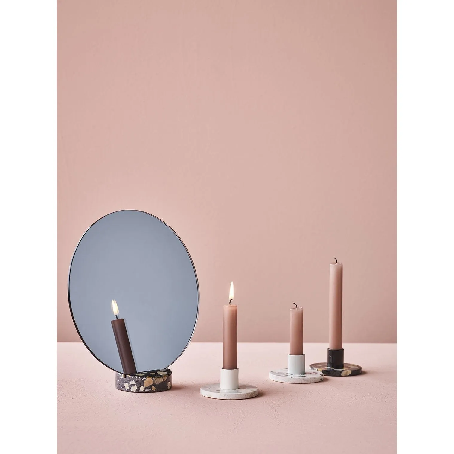 Lucie Kaas Erat Mirror Black, ø 25cm