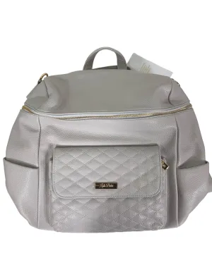 Luli Bebe Monaco Diaper Bag Petite, Stone Grey