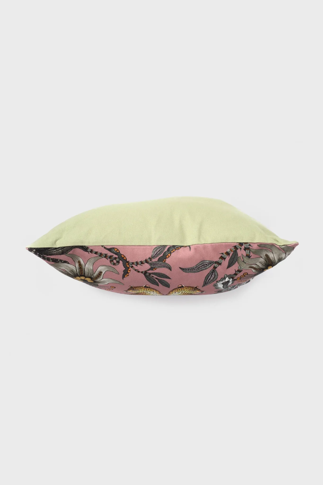 Magnolia Lovebird Leopards Cotton Pillow Cover