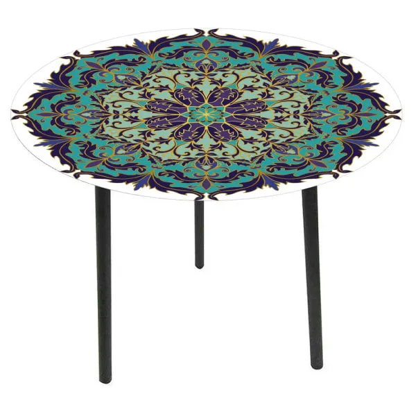 MANDALA GLASS TABLE