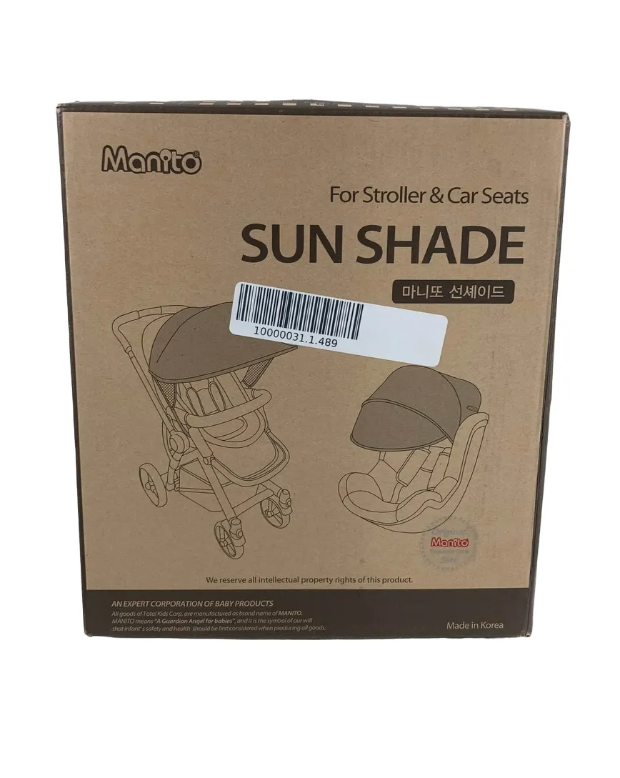 Manito Sun Shade For Strollers And Car Seats, Orange