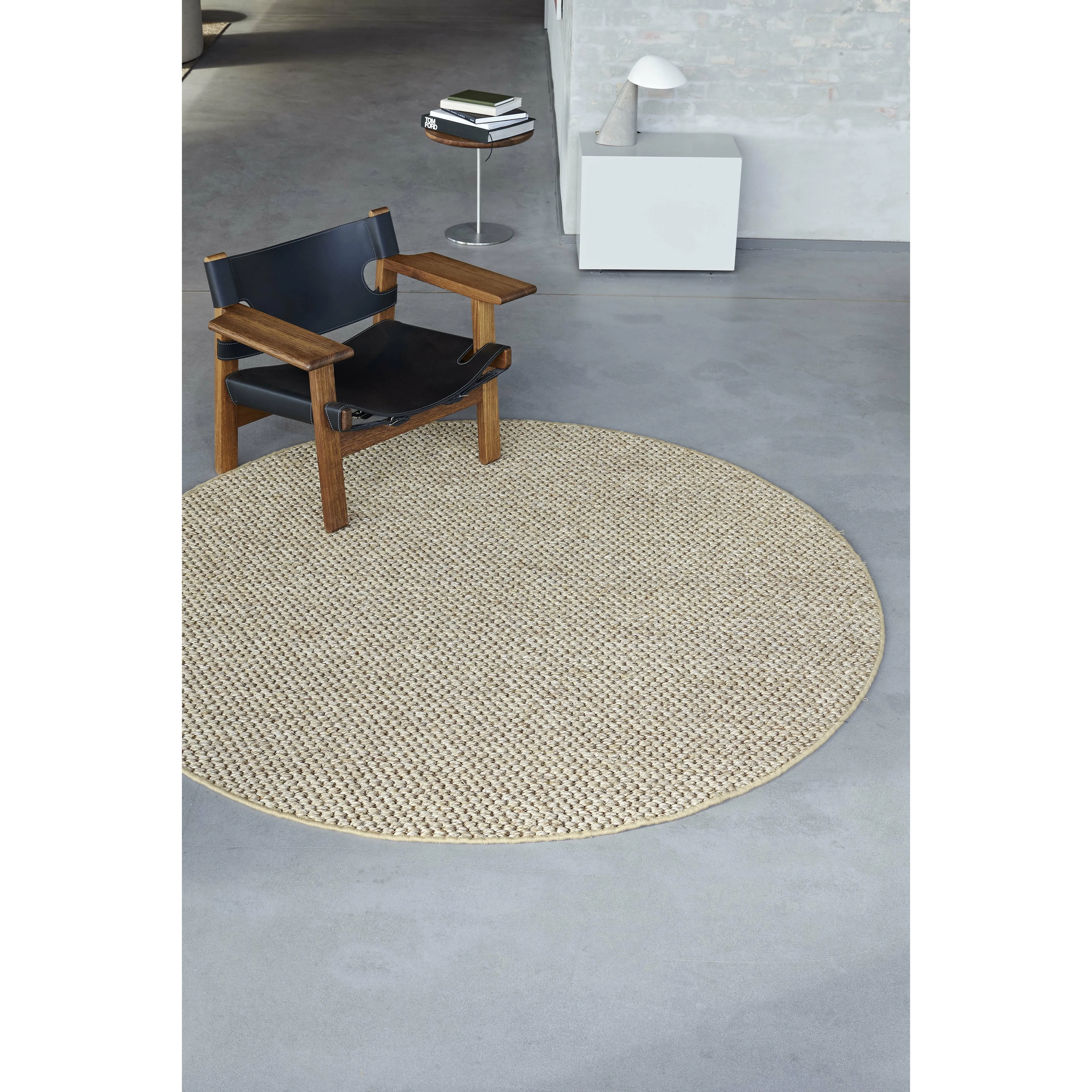 Massimo Belize Rug ø200, Natural Brown