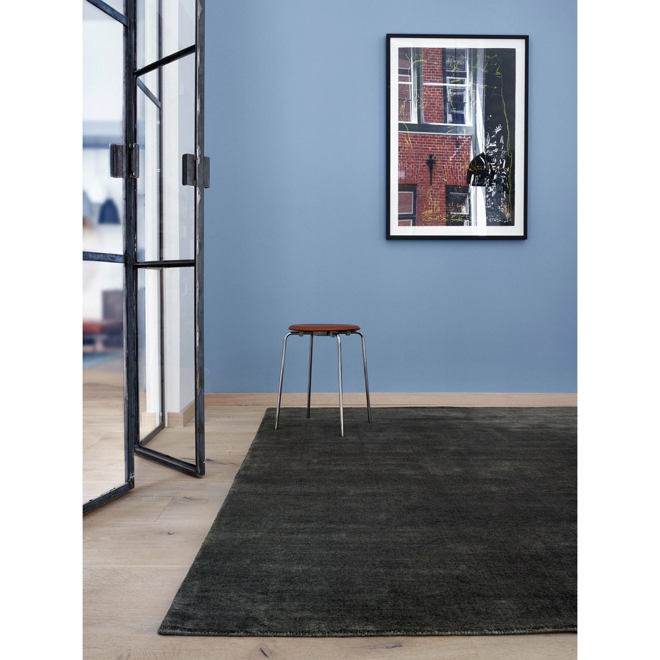 Massimo Earth Rug Charcoal, 200x300 Cm