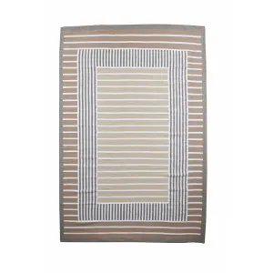 Massimo Hemp Collection By Tanja Kirst Rug 200x300, Nougat/Rose