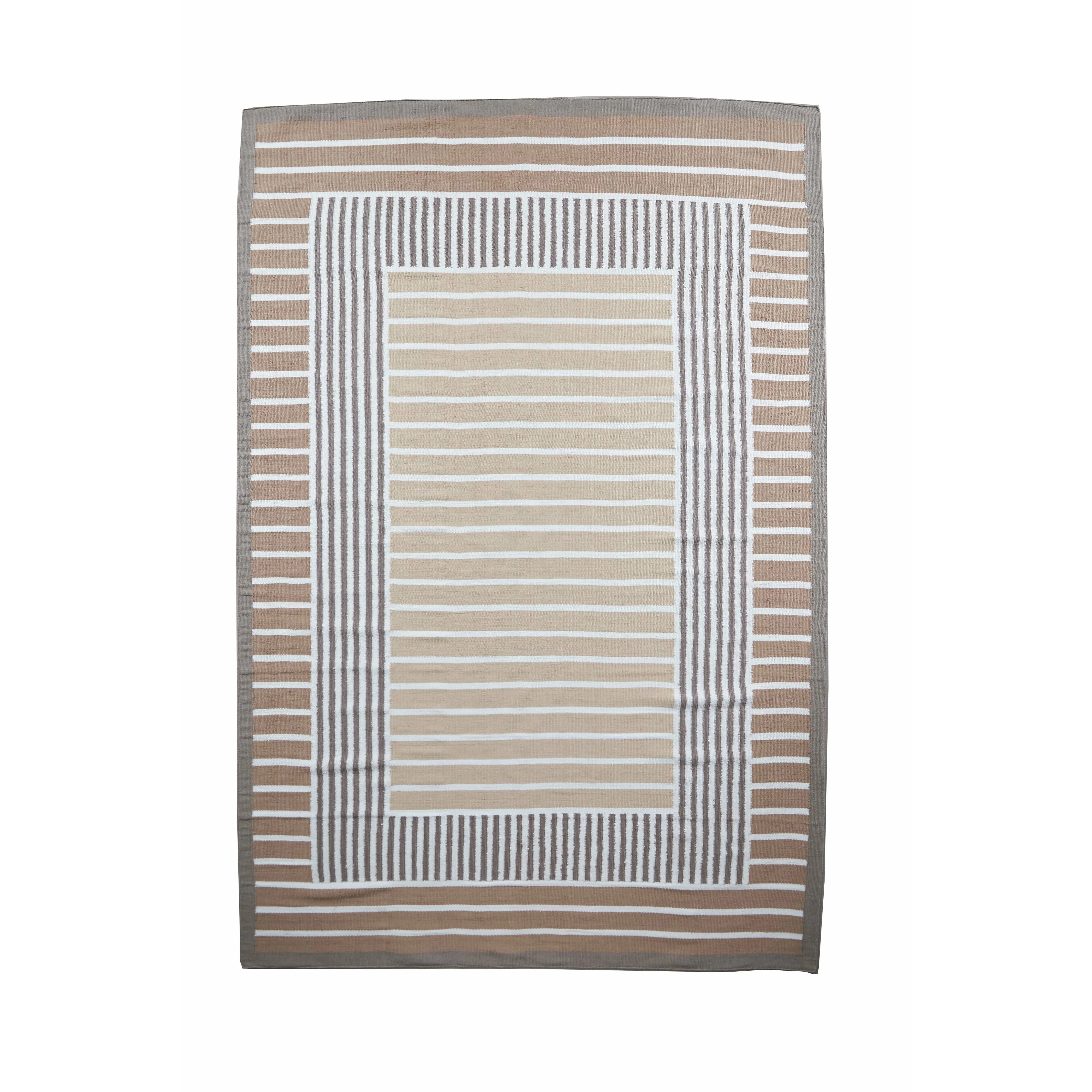 Massimo Hemp Collection By Tanja Kirst Rug 250x350, Nougat/Rose