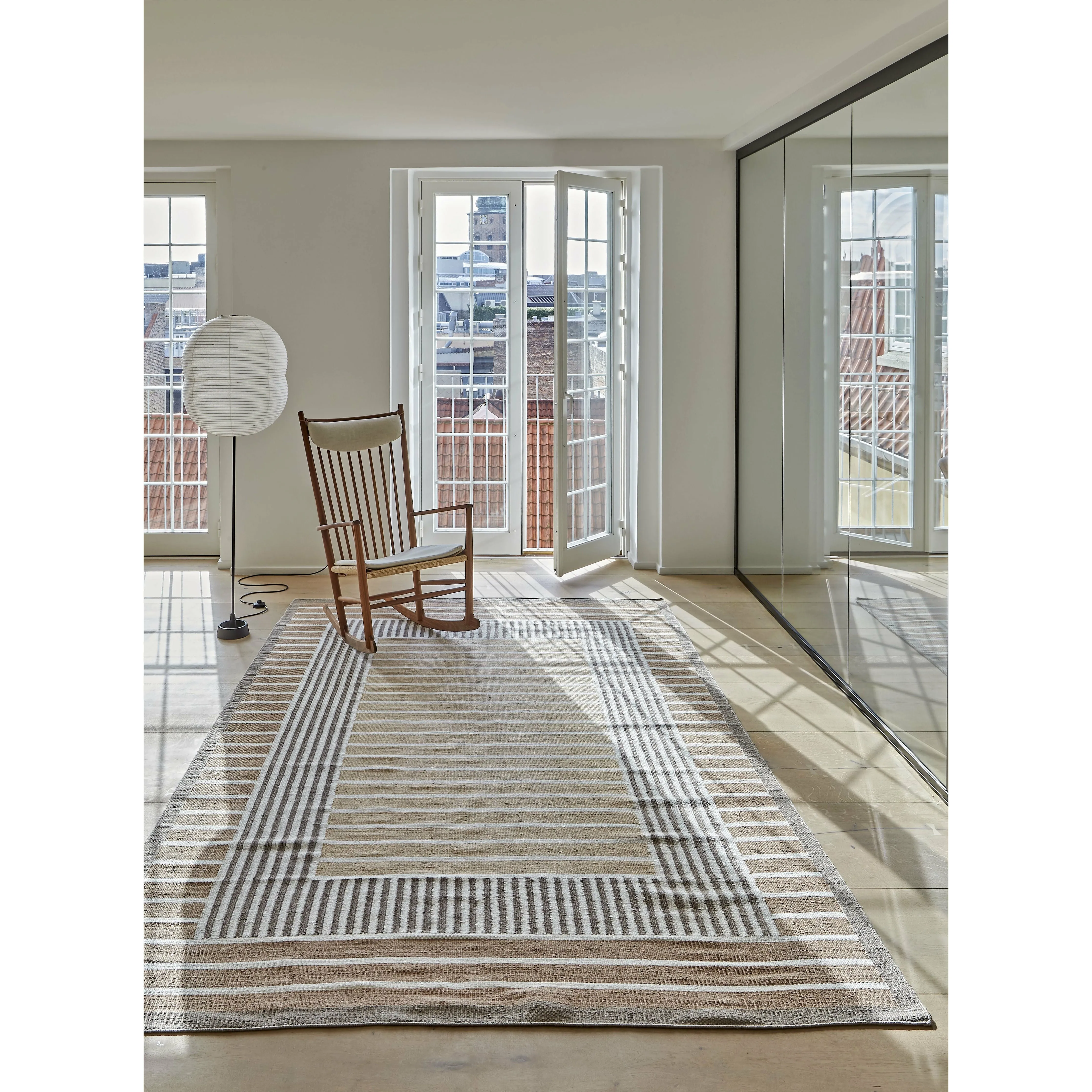 Massimo Hemp Collection By Tanja Kirst Rug 250x350, Nougat/Rose