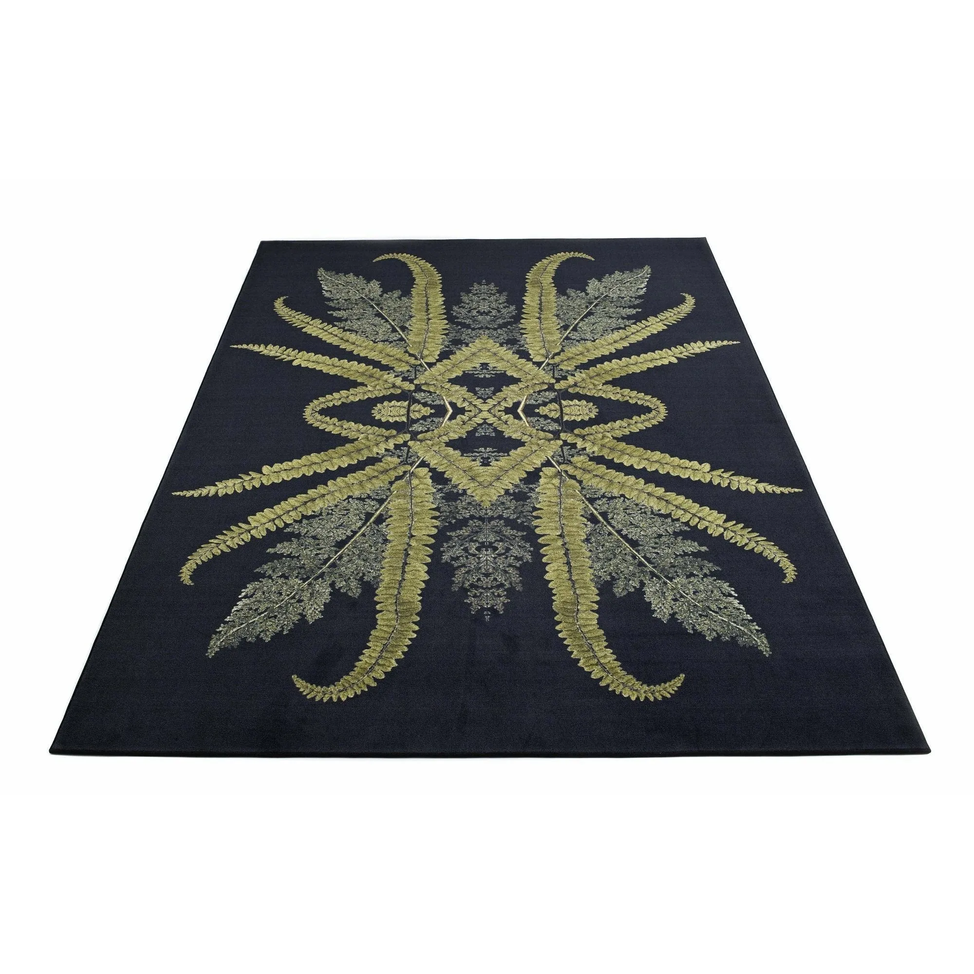 Massimo Reflection Rug Dark & Green, 160x240 Cm
