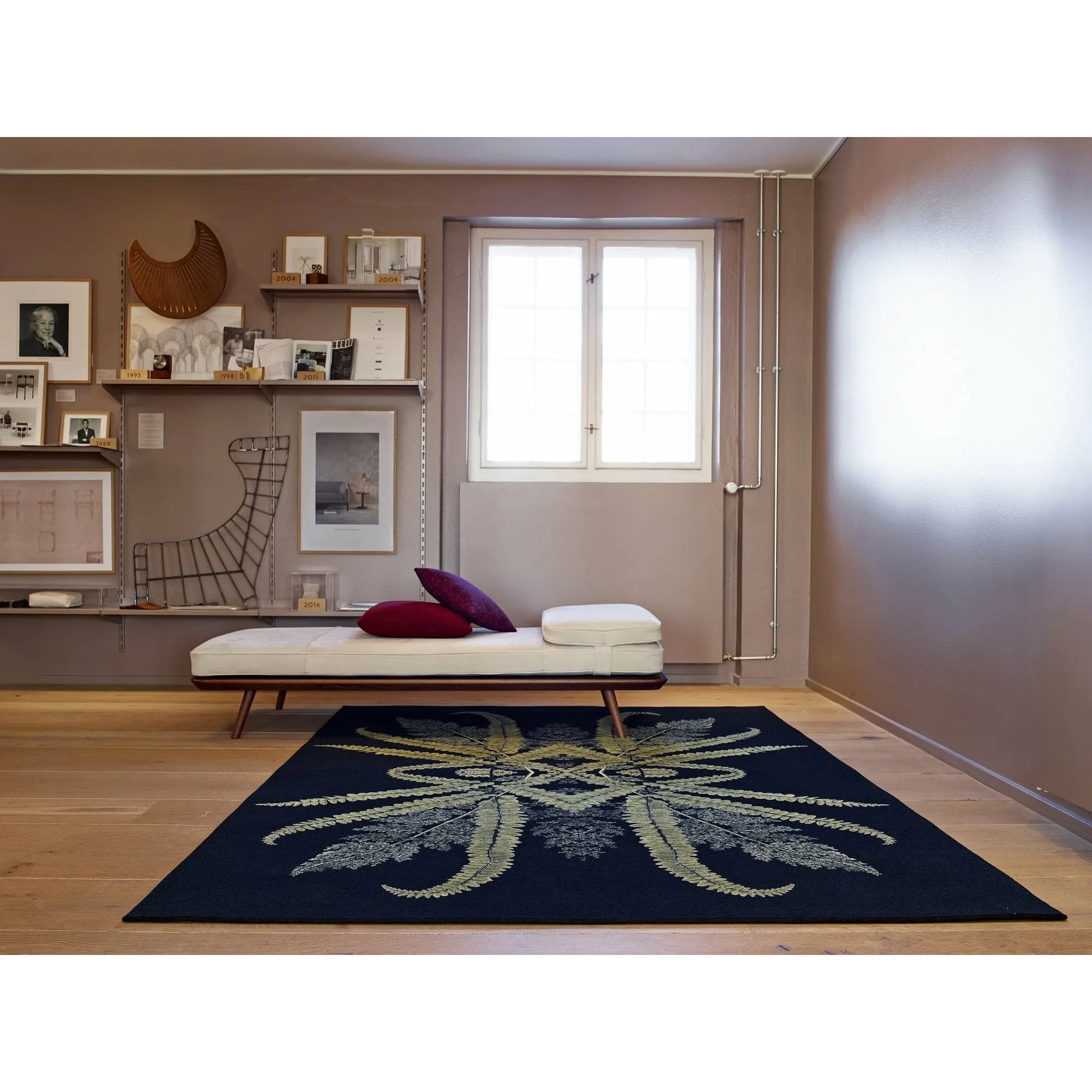 Massimo Reflection Rug Dark & Green, 160x240 Cm