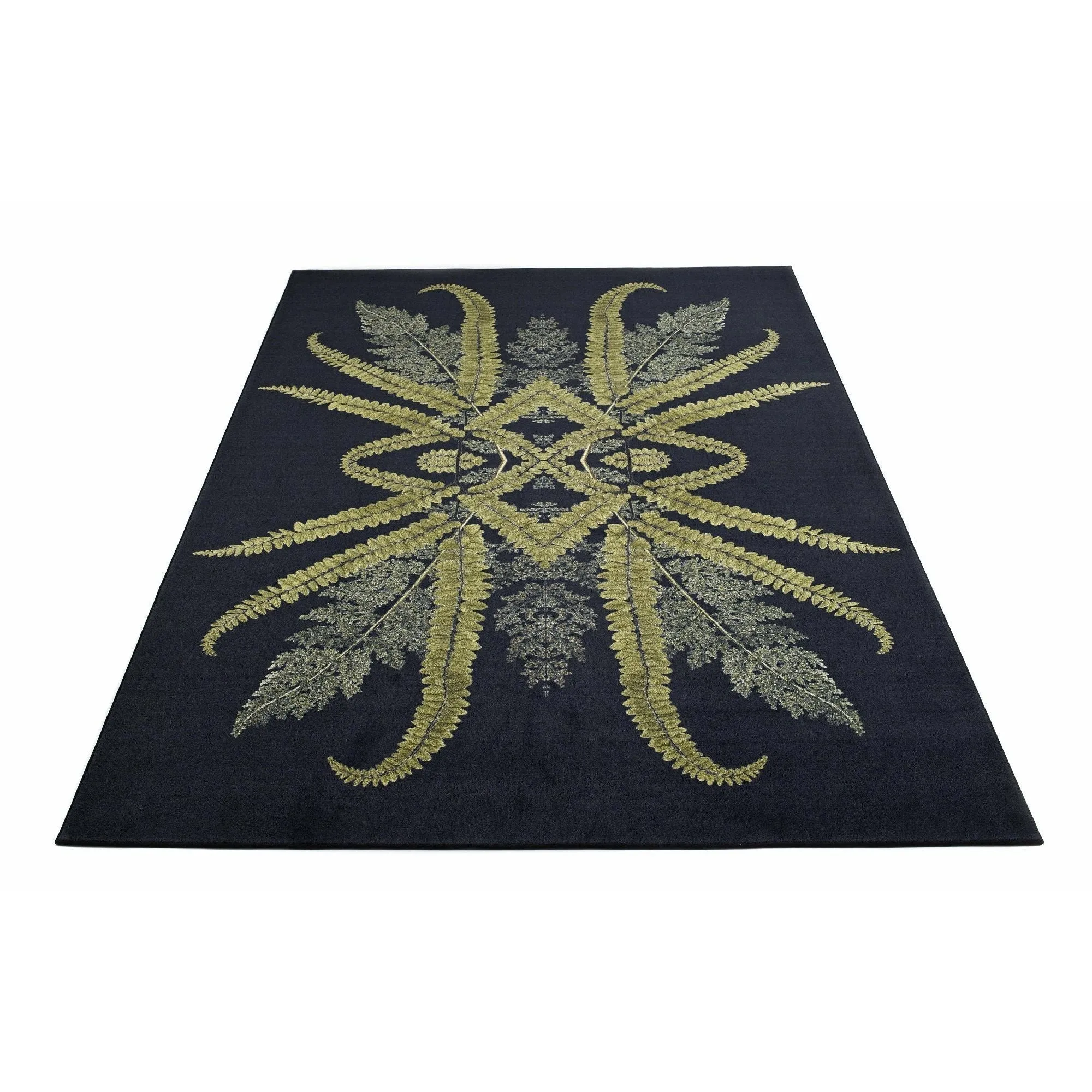 Massimo Reflection Rug Dark & Green, 240x320 Cm