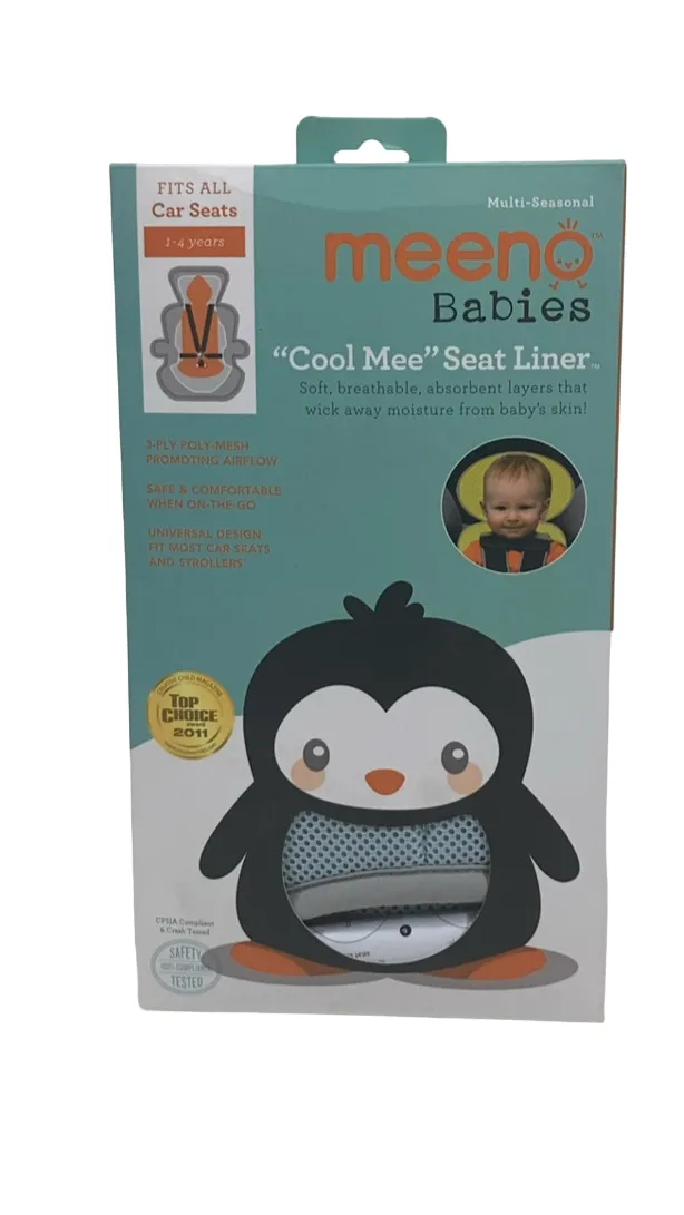 Meeno Babies Cool Mee Car Seat Liner, Baby Blue