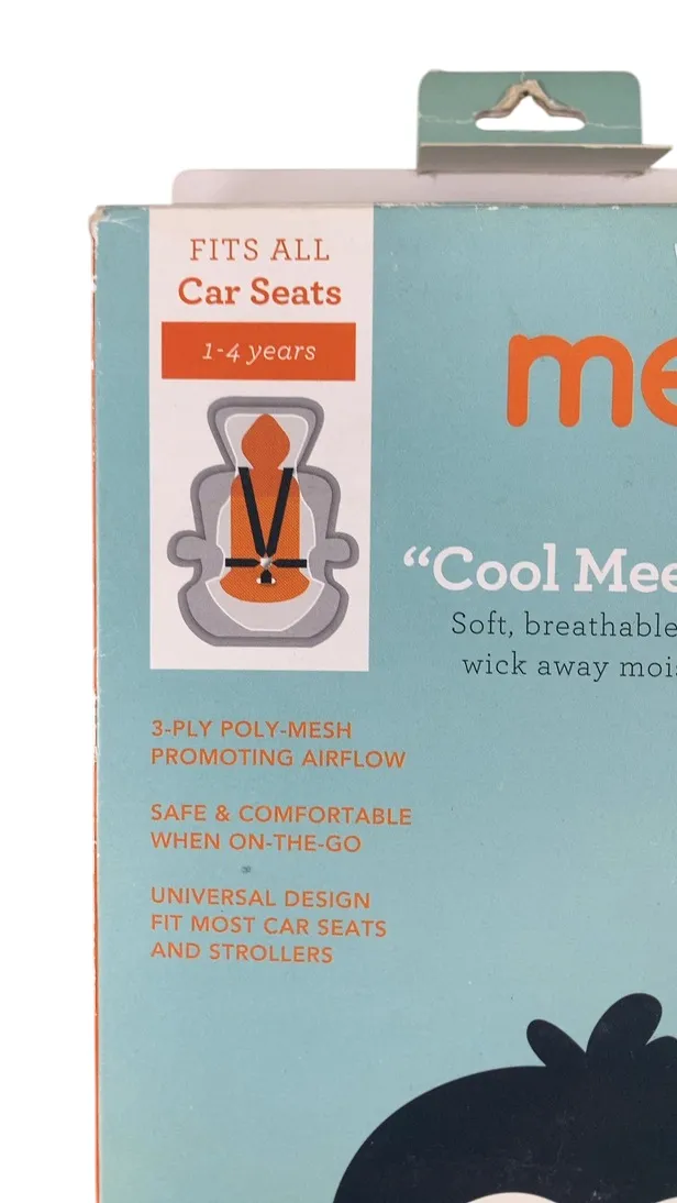 Meeno Babies Cool Mee Car Seat Liner, Silver