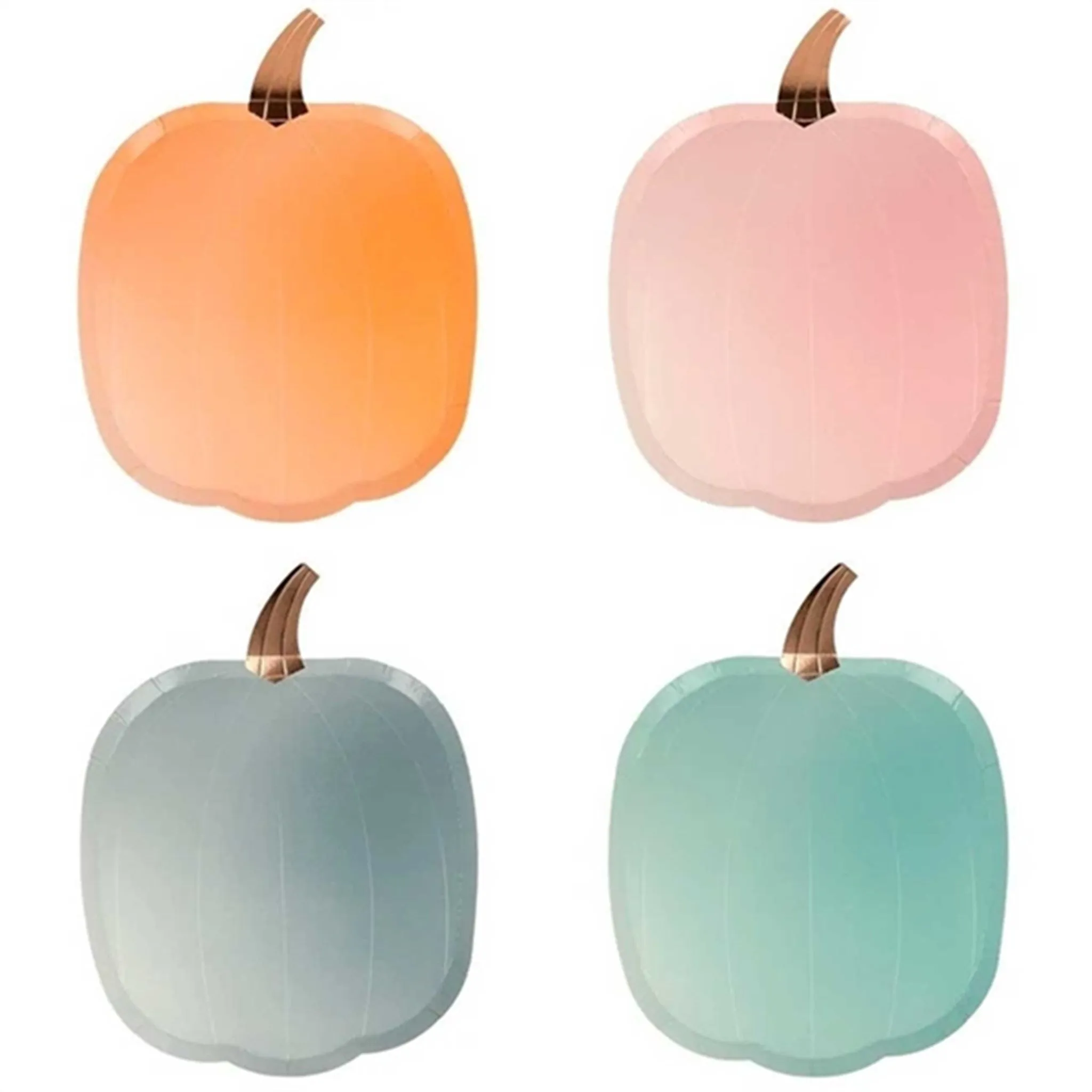 Meri Meri Halloween Plates Pumpkin