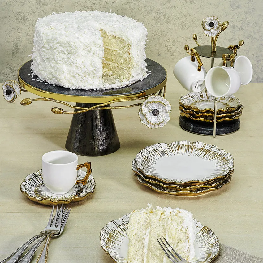 Michael Aram | Anemone Demitasse Set & Stand