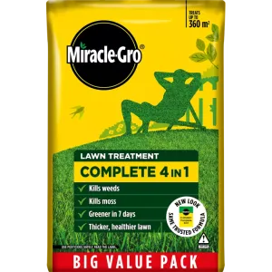 Miracle-Gro Evergreen Complete 4-in-1 12.6 kg Bag (360m)