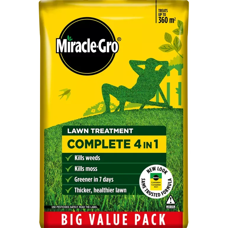 Miracle-Gro Evergreen Complete 4-in-1 12.6 kg Bag (360m)