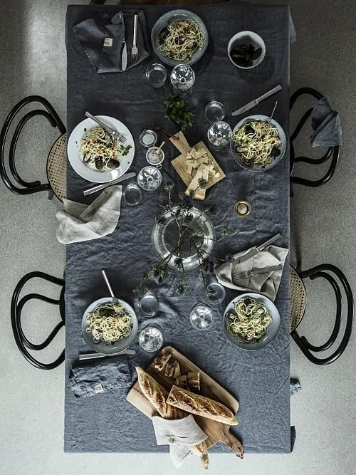 Misty Linen Tablecloth - Dawn