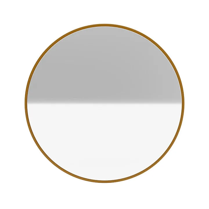 Montana Colour Frame Mirror, Amber Yellow
