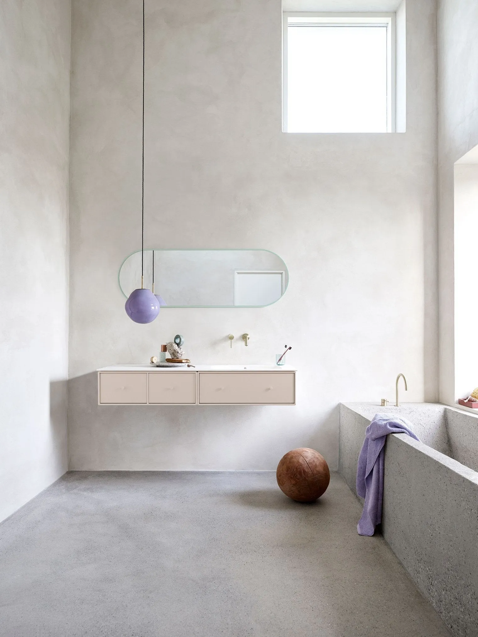 Montana Colour Frame Mirror, Coal